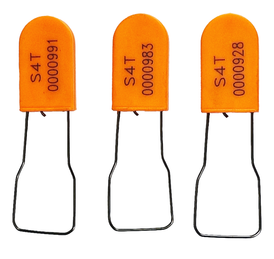 Padlock Seal  -Orange (Carton of 1000 seals)