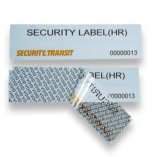 Security Label High Residue (500 labels per roll) - Security4Transit