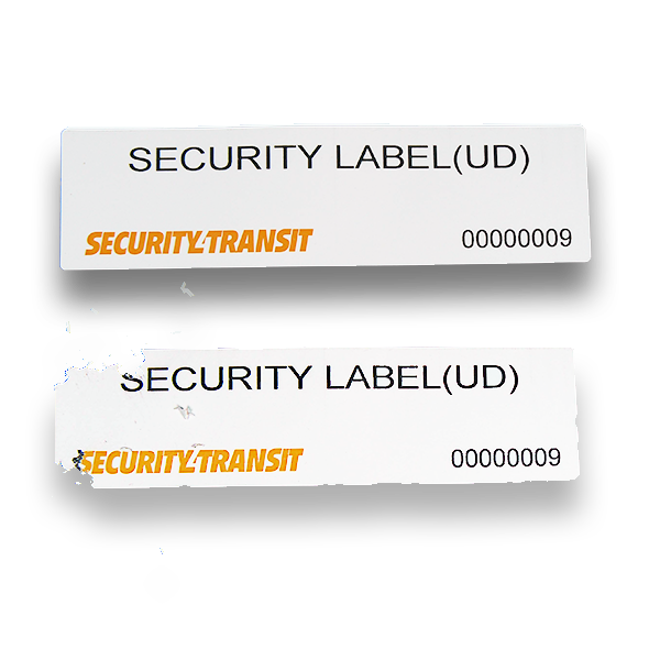 Security Label Ultra Destructible (roll of 500 labels) - Security4Transit